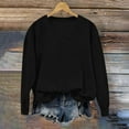 thumbnail image 2 of LIaqionyy Women Oversized Sweatshirts V Neck Comfy Long Sleeve Pullover Tops Fall Winter Outfits Clothes, 2 of 6