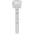 thumbnail image 6 of Unique Moments 2 ct Lab Grown Emerald Cut Diamond Engagement Solitaire Ring 14K White Gold, 6 of 6