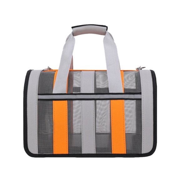 Portable Cat Travel Backpack Handbag with Breathable Mesh and Soft Edges