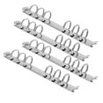 thumbnail image 3 of Monyance Scrapbook Binder 4pcs A6 6-Ring Binder Stainless Steel Loose Leaf Spines Clips(7.09X0.79X0.79Inches), 3 of 11