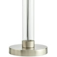 thumbnail image 4 of Livabliss Peninsula Cottage Accent Table Lamp, 28-inch, Nickel/Clear with Beige Shade, 4 of 5