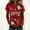 Red, variant on MAIHAN Usa 250th Anniversary T-Shirt Women 4th Of July Shirt Plus Size American Flag Shirts Summer T Shirt American Birthday Shirts Tops