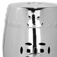 thumbnail image 2 of Safavieh Modern Ming Ceramic Garden Stool in Silver, 2 of 2
