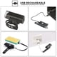 thumbnail image 2 of Juego de luces de bicicleta recargables por USB, color negro, potentes lúmenes, accesorios delanteros y traseros para ciclismo nocturno., 2 of 5