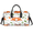 Blue, variant on Boho Gym Bag for Women Men, Travel Duffle Bag Lightweight Waterproof Carry on Weekender Overnight Tote for Dance Cheer Sport, Chicken Rainbow