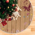 thumbnail image 5 of FMSHPON Butterfly Retro Fairy Xmas Christmas Tree Skirt Stand Mat for Holiday Party Decoration Indoor Outdoor 36 inches, 5 of 6