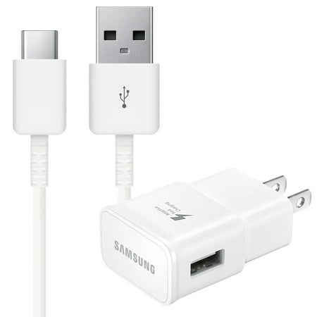 Borz for Samsung Galaxy S8 S9 S10 Plus Huawei Mate 20 X 5G Adaptive Fast Charger USB-C 3.1 Type-C Cable Kit Fast Charging USB Wall Charger AC Home Power Adapter [1 Wall Charger + 4 FT Type-C Cable]
