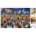 thumbnail image 3 of Buffalo Games 2000-Piece Winter Village Festival Interlocking Jigsaw Puzzle for Adults Ages 14+, 3 of 5