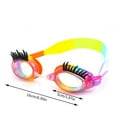 thumbnail image 2 of High Definition Swimming Goggles for Boys and Girls with Eyelash Patch Multicolor Design -Fog Technology for Kids Swimming Activities, 2 of 3