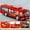 Red, variant on Blue Blue Simulation City Bus Toy For Kids With Lights Sound Opening Doors Inertia Model Vehicle