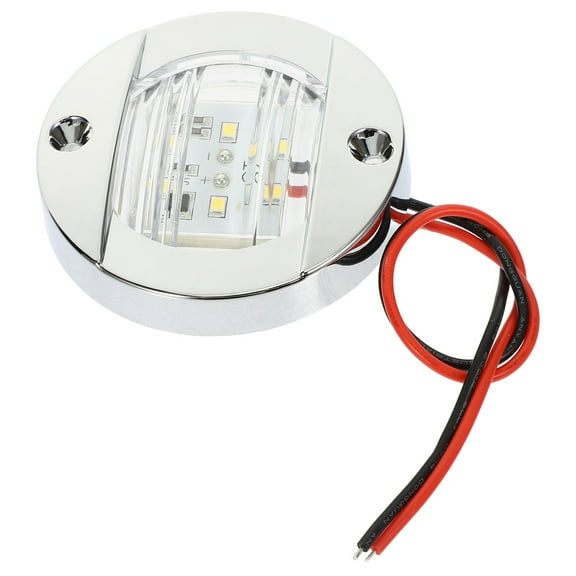 GOOHOCHY Boat Navigation Lights Rear Light Running Lights Man 7.50X7.50X1.30CM White