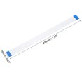 thumbnail image 2 of Flexible Flat Cable, 200mm 1mm Pitch 15 Pins FPC FFC Flexible Ribbon Cable 10Pcs, 2 of 6