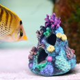 thumbnail image 4 of Decorated 6 Inch Coral Fish Tank Aquarium Resin Decorated Cave for Sleeping Rest Hidden Fish Shelter and Playing, 4 of 4