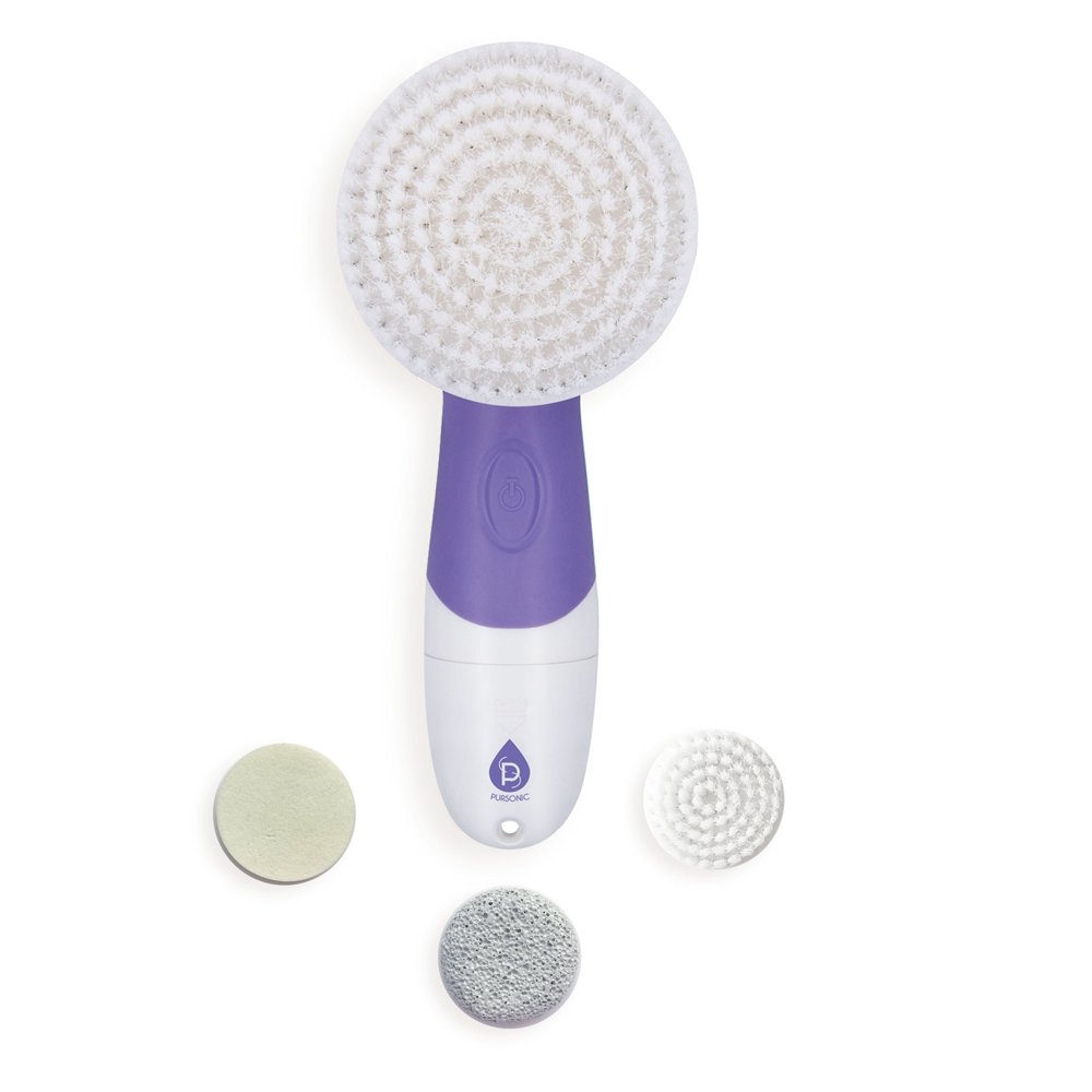 Pursonic Facial Cleansing Brush in Purple