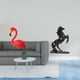 thumbnail image 2 of Figura decorativa de flamenco para jardín, ideal para decorar el dormitorio, el patio o cualquier espacio exterior durante las fiestas, o, 2 of 8