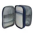 thumbnail image 5 of Crochet Hook Case, Organizer with Web Pockets for Various Crochet and Knitting Accessories (No Accessories Included) - Blue, 5 of 7
