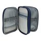 thumbnail image 4 of Estuche organizador portátil Hugo para Agujas de tejer ganchos de ganchillo Azul, 4 of 7