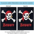 thumbnail image 5 of Toland Home Garden Beware Summer Pirate Flag Double Sided 12x18 Inch, 5 of 5