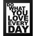 thumbnail image 2 of Greene, Taylor 12x14 Black Modern Framed Museum Art Print Titled - DO WHAT YOU LOVE, 2 of 5