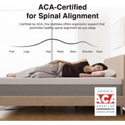 Novilla Bliss King Size Mattress, 10 Inch Gel Memory Foam King Mattress in a Box for Cool Night Sleep & Pressure Relief with Spine Alignment, Motion Isolation, CertiPUR-US Certified