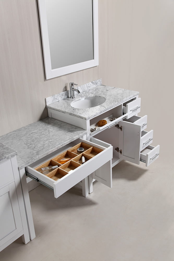 Estate 102 Double Sink Bathroom Vanity Modular Set - Gray – Design Element  Bath Kitchen