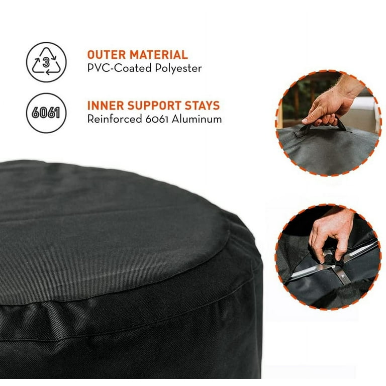 Yukon Solo Stove Solo Stove Yukon Fire Pit Surround - 27" Adjustable Tabletop With UV Fabric Surround Stove Fire Pit