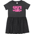 thumbnail image 3 of Inktastic Gigi's Girl Granddaughter Girls Toddler Dress, 3 of 5