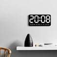 thumbnail image 3 of Matsuzay Reloj de pared digital LED con números grandes y función de alarma dual Reloj de pared digital electrónico Decoración del hogar Estilo 1, 3 of 6