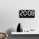 thumbnail image 3 of Inteprter Reloj de pared LED con alarma dual, brillo ajustable y visualización de fecha controlada por voz 5. Dual Decoración del hogar Estilo 3, 3 of 6
