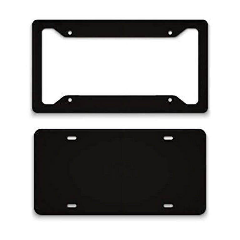 25 Pack of Sublimation License Plate Blanks 6x12 inch, Thickness