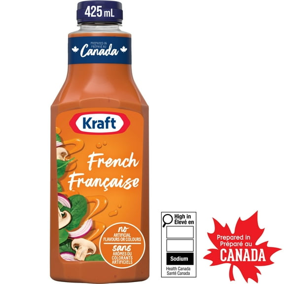 Kraft French Salad Dressing, 425 mL Bottle