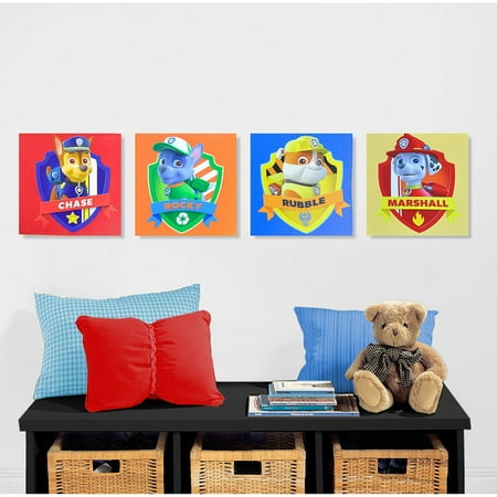 paw patrol canvas boxes