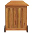 thumbnail image 3 of vidaXL Boîte de Rangement de Jardin avec Roues 150x50x58 cm Bois Massif Acacia, 3 of 5