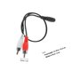thumbnail image 2 of unbranded 3Ud Adaptador De Audio Y Cable 3.5mm Macho A 2 Hembras Conectores, 2 of 8