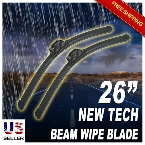 ABLEWIPE 26" 26" Quality All Season Beam Windshield Wiper Blades (Set of 2)