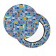 thumbnail image 2 of Balery Cute Flat Fish Fundas de asiento para taburete de bar redondo de tela de terciopelo ajustables que protegen de arañazos y manchas para sillas de 14 a 17 pulgadas.-14 inch, 2 of 7