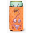 thumbnail image 1 of Traje de baño Treasures Orange Polkadot Beverage Insulator Hugger, alto, multicolor Caroline's Treasures BB8203TBC, 1 of 1