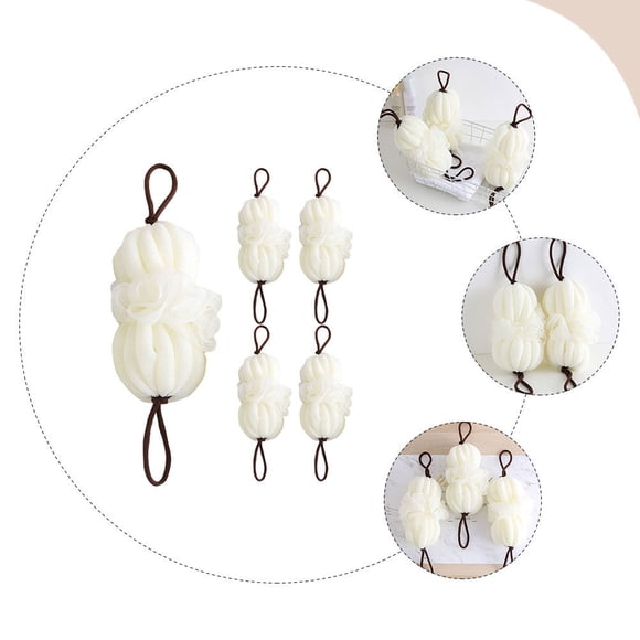 FOLOYORI 5Ud Esponja Beige Para Cuerpo Con Capacidad De Absorber Espuma Y Limpiar