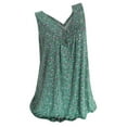 thumbnail image 2 of Patlollav Womens Tops Summer Casual V-Neck Print Sleeveless Vest Tops, 2 of 6