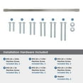 thumbnail image 6 of Amerock Blackrock 18 inch (457mm) Center-to-Center Satin Nickel Appliance Pull, 6 of 9
