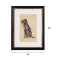 thumbnail image 6 of My Texas House Leashed Lab Sepia Two-Tone Framed Under Glass Wall Art 12x16, 6 of 6