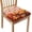 Fall Maple Leave, variant on Leopard Square Dining Chair Cushion Covers Stretchy Chairs Seat Decorative Chair Slipcovers for Home Office Chairs Easy Install