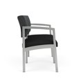 thumbnail image 4 of Lenox Causeuse d'Attente pour Réception en Acier / Acier Argenté / Gris Foncé / Noir, 4 of 5