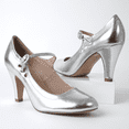 thumbnail image 6 of J. Adams Pixie Mary Jane Pumps - Retro Vintage High Heels - Comfortable Oxford Dress Shoes for Women with Ankle Strap, 6 of 7