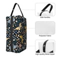thumbnail image 3 of Goofa Flowers Butterfly Printed Toiletry Bag with Handle,Large Capacity Travel Makeup Cosmetic Bag for Women, Carry on Airport Airline Compliant Bag, 3 of 9