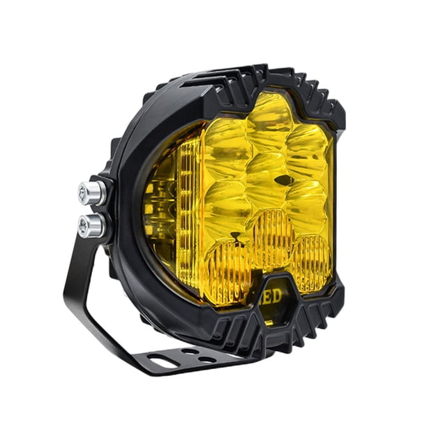 FLhrweasw Foco Automático Combinado Lámpara Cabeza Automática 7 Pulgadas para Camión ATV (amarillo)