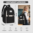 thumbnail image 2 of Gynky School Backpack High School Bookbag Durable Large Capacity Lightweight Daypack for College Students Travel Daypack, 2 of 5
