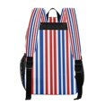 thumbnail image 5 of Iauyy Clear Backpack Heavy Duty PVC Transparent Backpack for College Workplace, Three-color Vertical Stripes, 5 of 8