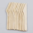 thumbnail image 2 of TXV Mart Wooden Knives Disposable, 100pcs,  6in Biodegradable Knives, Compostable Knives, Wooden Cutlery, Wooden Knife, 2 of 7