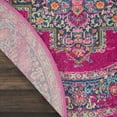 thumbnail image 5 of Nourison Passion Persian Fuchsia 8' x ROUND Area Rug, (8 Round), 5 of 10